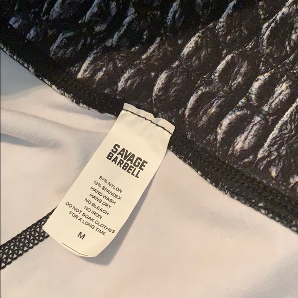 SOLD Savage Barbell shorts - Picture 3 of 3